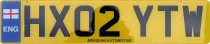 Nummernschilder / Kfz-Kennzeichen Großbritannien 2001 2000er