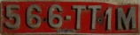 Nummernschilder / Kfz-Kennzeichen Frankreich 1933 1930er