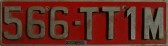 Nummernschilder / Kfz-Kennzeichen Frankreich 1933 1930er