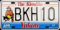 Nummernschilder / Kfz-Kennzeichen Kanada 1991 1990er Yukon Territory