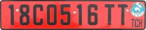 Nummernschilder / Kfz-Kennzeichen Tschad, Republik 2001 2000er