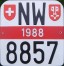 Nummernschilder / Kfz-Kennzeichen Schweiz 1963 1960er