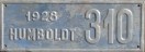 Nummernschilder / Kfz-Kennzeichen Argentinien 1928 1920er Santa Fe