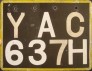 Nummernschilder / Kfz-Kennzeichen Großbritannien 1963 1960er