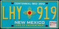 Nummernschilder / Kfz-Kennzeichen USA 2000 2000er New Mexico NM