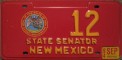 Nummernschilder / Kfz-Kennzeichen USA 1993 1990er New Mexico NM