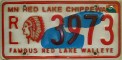 Nummernschilder / Kfz-Kennzeichen USA 1983 1980er Minesota MN tribe