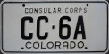 Nummernschilder / Kfz-Kennzeichen USA Colorado CO CC