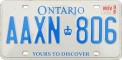 Nummernschilder / Kfz-Kennzeichen Kanada 1997 1990er Ontario