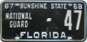 Nummernschilder / Kfz-Kennzeichen USA 1967 1960er Florida FL