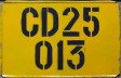 Nummernschilder / Kfz-Kennzeichen Kambodscha 1990 1990er CD