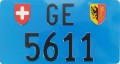Nummernschilder / Kfz-Kennzeichen Schweiz 1973 1970er