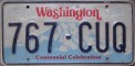 Nummernschilder / Kfz-Kennzeichen USA 1988 1980er Washington WA