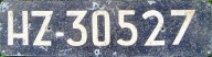 Nummernschilder / Kfz-Kennzeichen Niederlande 1905 1900er Zuid Holland