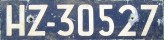 Nummernschilder / Kfz-Kennzeichen Niederlande 1905 1900er Zuid Holland