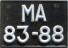 Nummernschilder / Kfz-Kennzeichen Macao 1950 1950er
