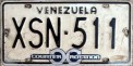 Nummernschilder / Kfz-Kennzeichen Venezuela 1982 1980er