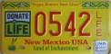 Nummernschilder / Kfz-Kennzeichen USA 2000 2000er New Mexico NM