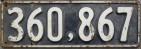 Nummernschilder / Kfz-Kennzeichen Neuseeland 1951 1950er