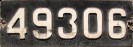 Nummernschilder / Kfz-Kennzeichen Luxemburg 1945 1940er