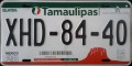 Nummernschilder / Kfz-Kennzeichen Mexiko 2013 2010er Tamaulipas