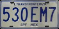 Nummernschilder / Kfz-Kennzeichen Mexiko 1994 1990er