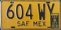 Nummernschilder / Kfz-Kennzeichen Mexiko 1990 1990er
