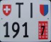 Nummernschilder / Kfz-Kennzeichen Schweiz 1986 1980er