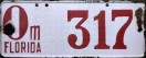 Nummernschilder / Kfz-Kennzeichen Uruguay 1930 1930er Florida