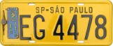 Nummernschilder / Kfz-Kennzeichen Brasilien 1969 1960er