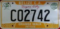 Nummernschilder / Kfz-Kennzeichen Belize 2010 2010er Orange Walk