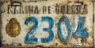 Nummernschilder / Kfz-Kennzeichen Argentinien 1960 1960er Navy