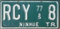 Nummernschilder / Kfz-Kennzeichen Chile 1977 1970er