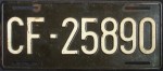 Nummernschilder / Kfz-Kennzeichen Frankreich 1954 1950er