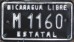 Nummernschilder / Kfz-Kennzeichen Nicaragua 1986 1980er