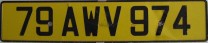Nummernschilder / Kfz-Kennzeichen Réunion 1993 1990er