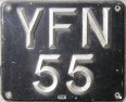 Nummernschilder / Kfz-Kennzeichen Großbritannien 1904 1900er