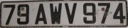 Nummernschilder / Kfz-Kennzeichen Réunion 1993 1990er