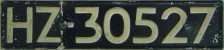 Nummernschilder / Kfz-Kennzeichen Niederlande 1905 1900er Zuid Holland