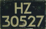 Nummernschilder / Kfz-Kennzeichen Niederlande 1905 1900er Zuid Holland