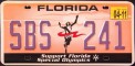 Nummernschilder / Kfz-Kennzeichen USA 1994 1990er Florida FL