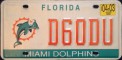Nummernschilder / Kfz-Kennzeichen USA 1995 1990er Florida FL (Football)
