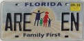 Nummernschilder / Kfz-Kennzeichen USA 2004 2000er Florida FL