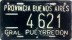 Nummernschilder / Kfz-Kennzeichen Argentinien 1960 1960er Buenos Aires, (P)