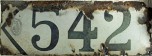 Nummernschilder / Kfz-Kennzeichen Argentinien 1906 1900er Buenos Aires City