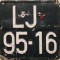 Nummernschilder / Kfz-Kennzeichen Jugoslawien 1961 1960er