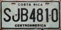 Nummernschilder / Kfz-Kennzeichen Costa Rica 1994 1990er Bus