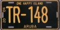 Nummernschilder / Kfz-Kennzeichen Aruba 2004 2000er Aruba