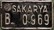 Nummernschilder / Kfz-Kennzeichen Türkei 1952 1950er