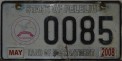 Nummernschilder / Kfz-Kennzeichen Palau 2000 2000er Peleliu